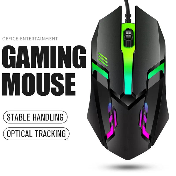 LED Luminous Backlit USB Wired Gaming Mouse