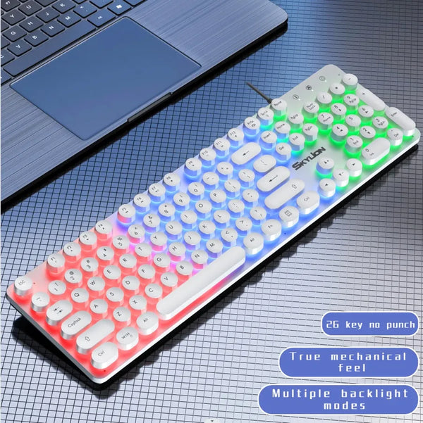 Gaming and Office Wired 104 Keys Membrane Keyboard